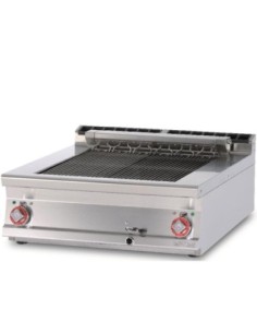 Grill inox contact direct sur résistance - L 800 mm - 1