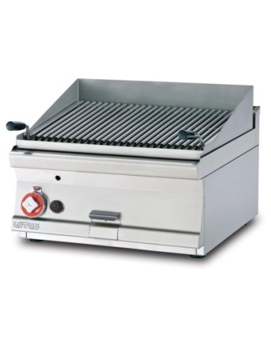 Grill pierre de lave à gaz - L 600 mm - 1