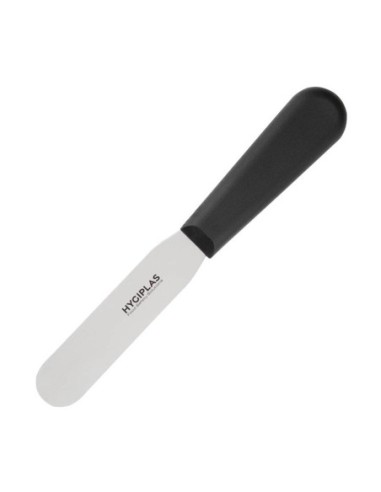 Couteau spatule à lame droite Hygiplas noir 100mm - 1