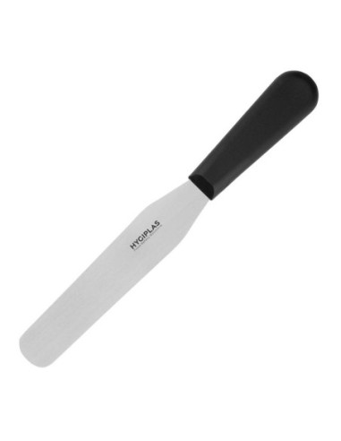 Couteau spatule à lame droite Hygiplas noir 150mm - 1