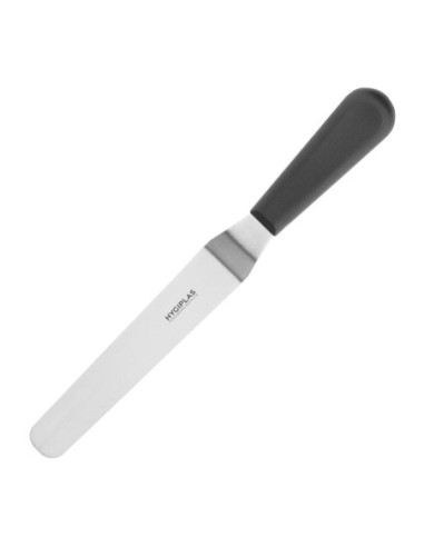 Couteau spatule coudé Hygiplas noir 190mm - 1