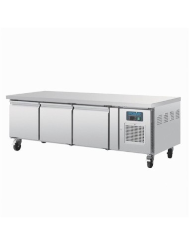 Soubassement réfrigéré positif GN 1/1 Polar Série U 3 portes - 2