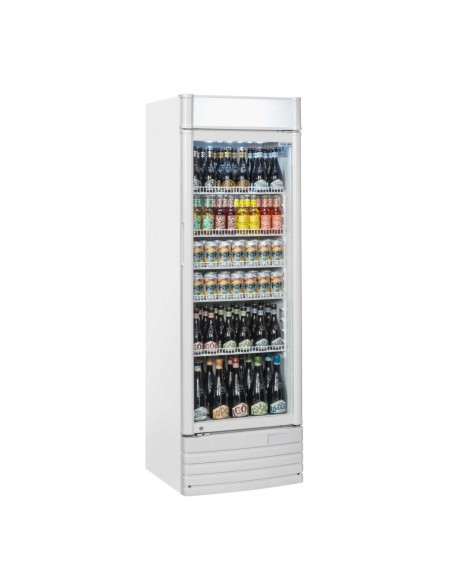 Armoire vitrine à boissons blanche 350 litres avec canopy plat - 2