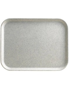 Plateau en polyester Versalite Cambro gris moucheté 430mm - 1