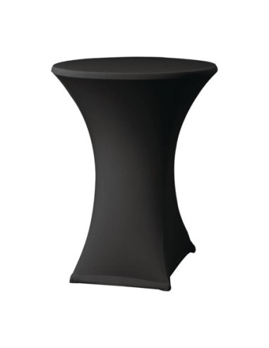 Housse de table extensible Samba noire D2 - 1