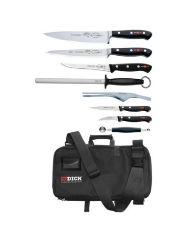 Ensemble de 8 couteaux Dick avec étui - 1