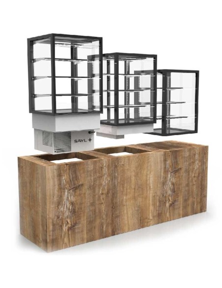 Vitrine chaude SAYL Integra encastrable - L 1200 mm - 2