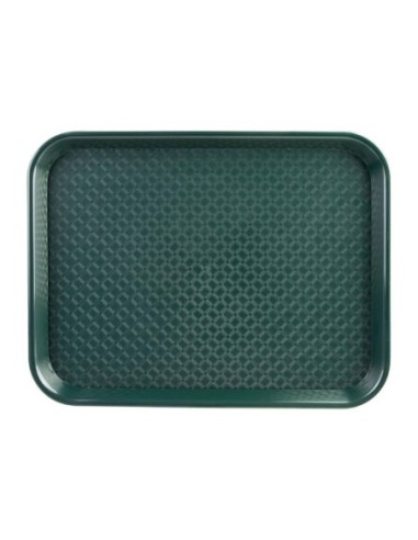 Plateau fast food en plastique Olympia Kristallon vert - 1