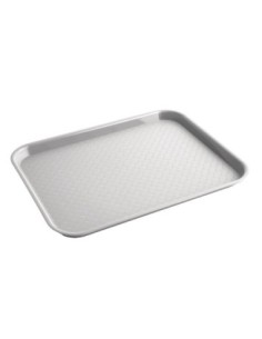 Plateau fast food en plastique Olympia Kristallon gris - 1
