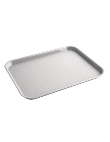 Plateau fast food en plastique Olympia Kristallon gris - 1
