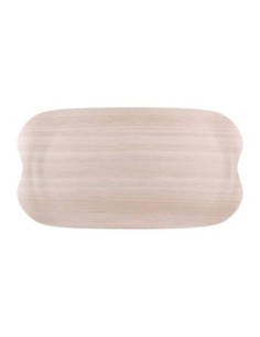 Plateau de service Roltex Wave 43x23cm bois clair veiné - 1
