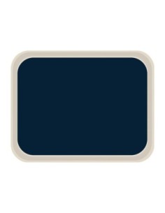 Plateau de service en polyester Roltex standard 455x355mm bleu - 1