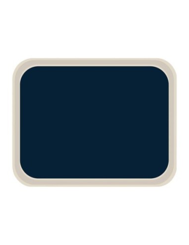 Plateau de service en polyester Roltex standard 455x355mm bleu - 1