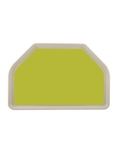 Plateau de service en polyester Roltex Trapèze GN 500x325mm vert - 1