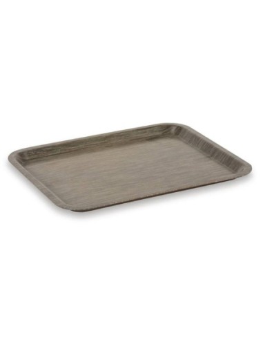 Plateau de service en mélamine Roltex 265x325mm wengé - 1
