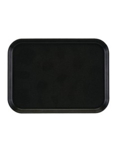 Plateau rectangulaire antidérapant en fibre de verre EpicTread Cambro bleu 35 cm - 1