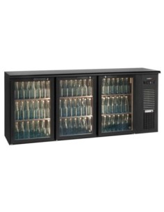 Arrière-bar 3 portes vitrées 537L | Gamko - E3/222GMU - 1