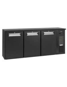Arrière-bar 3 portes pleines 537L | Gamko - E3/222MU - 1