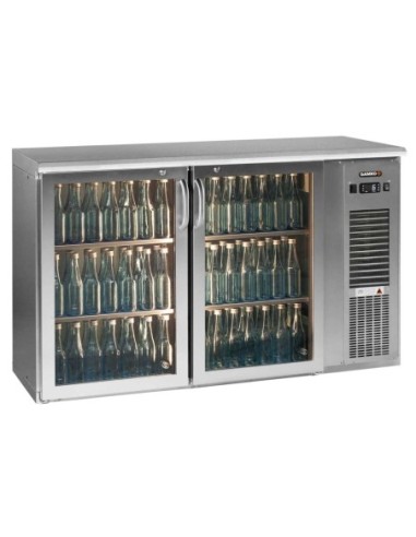 Arrière-bar 2 portes vitrées 364L | Gamko - E3/22GMUCS - 1