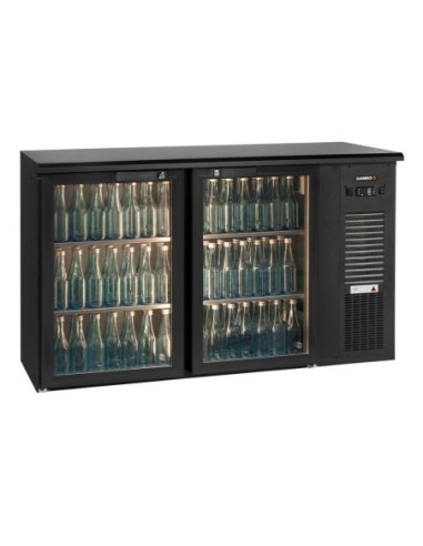 Arrière-bar 2 portes vitrées 364L | Gamko - E3/22GMU - 1