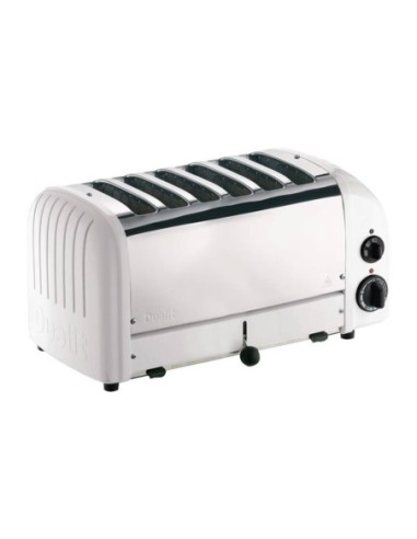 Grille-pain 6 tranches blanc Vario Dualit 60146 - 1