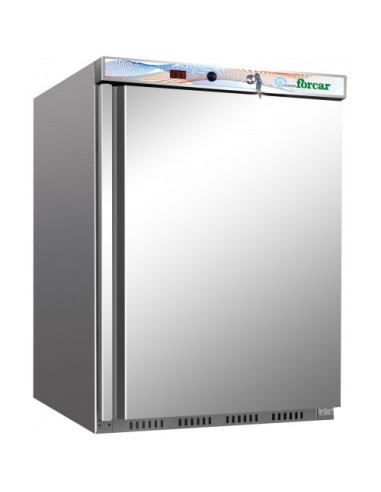 Armoire congelateur revêtement inox 200 litres - 1