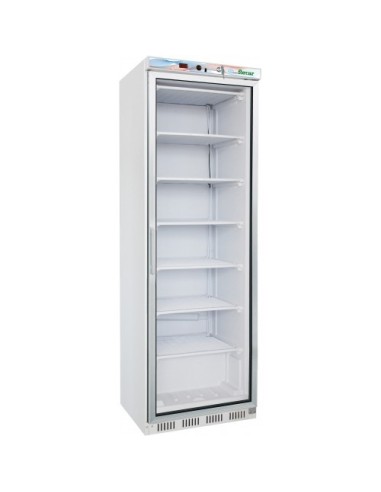 Armoire congelateur vitrée laquée blanc 400 litres - 1