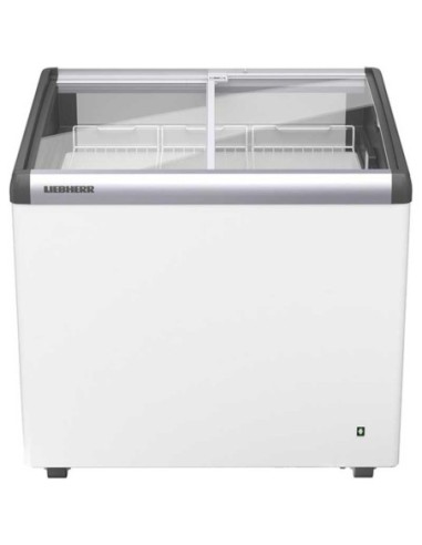Conservateur glaces et crèmes 206L - Coulissant vitré incliné - 1