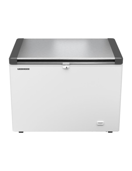 Congélateur coffre avec couvercle battant en inox 266L - 2