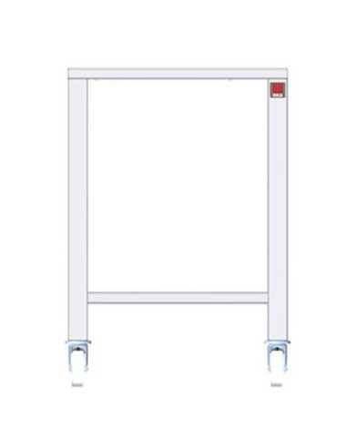 Support inox sur roulettes pour four EKF412 & EKF523 | EKA - EKTR423 - 1