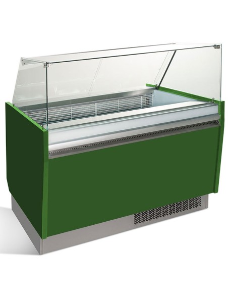 Vitrine de présentation glacier 10+10 bacs - ESTI Multicouleurs - 2