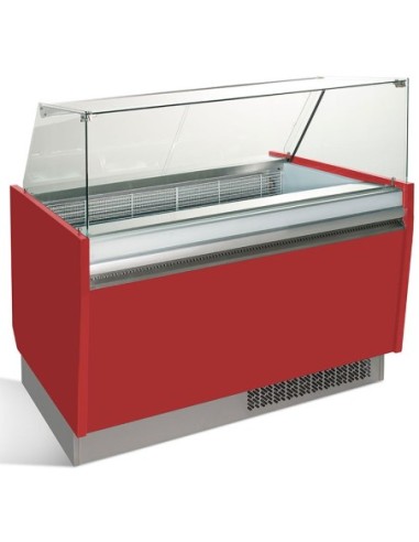 Vitrine de présentation glacier 10+10 bacs - ESTI Multicouleurs - 1