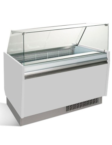 Vitrine de présentation glacier 10+10 bacs - ESTI Multicouleurs - 1