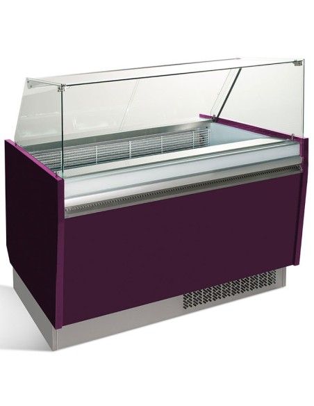 Vitrine de présentation glacier 13+13 bacs - ESTI Multicouleurs - 1