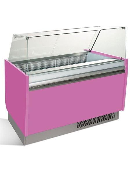 Vitrine de présentation glacier 13+13 bacs - ESTI Multicouleurs - 2