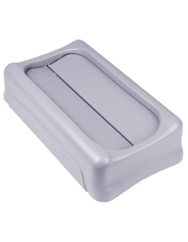 Couvercle basculant gris pour déchets divers Rubbermaid - 1