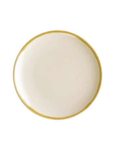 Assiettes plates rondes couleur sable Kiln Olympia 178mm - lot de 6 - 1