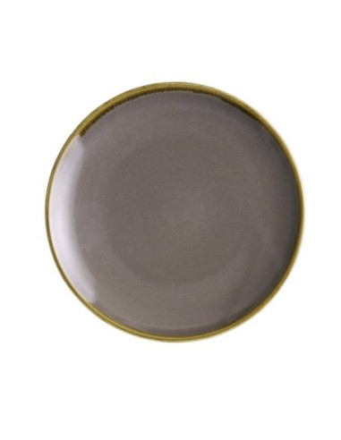 Assiettes plates rondes grises Kiln Olympia 178mm - lot de 6 - 1