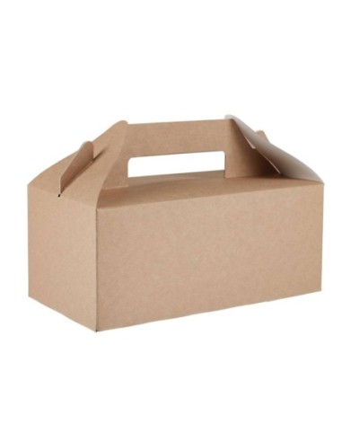 Petites boîtes à emporter kraft recyclables Colpac (lot de 125) - 1