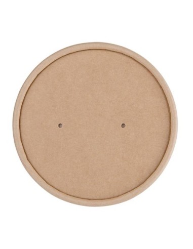 Couvercles en papier pour pots à soupe Fiesta Compostable 98mm FB160 FB162 FB164 - 1