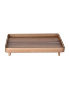 Plateau sur pieds en acacia Olympia GN 1/1 - 1