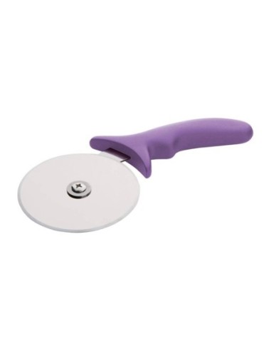 Roulette à pizza code couleur violet allergènes Hygiplas 102mm - 1