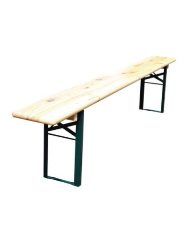 Banc pliant brasserie 220 x 25 cm - 1