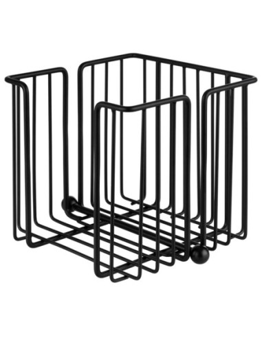 Porte-serviettes APS Urban noir 190 x 190 x 180 mm - 1