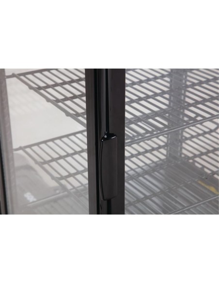 Vitrine réfrigérée positive noire Polar Série C 68L - 3