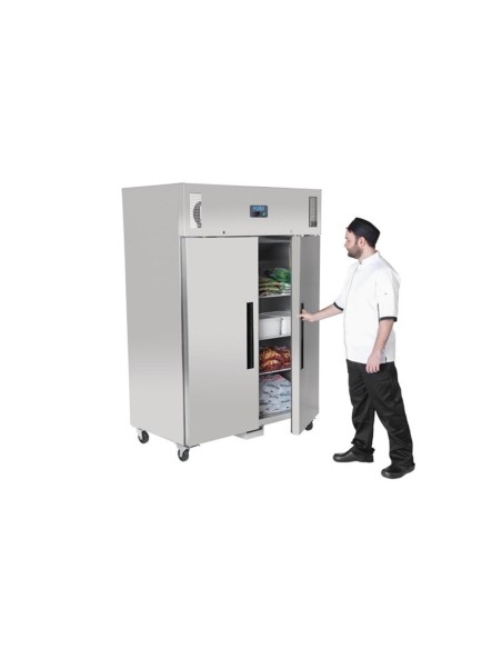 Armoire réfrigérée négative GN double porte Polar Série G 1200L - 2