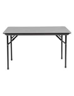 Table rectangulaire pliante grise en ABS Bolero