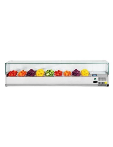 Saladette réfrigérée 9 bacs GN 1/3 Polar Série G - 2