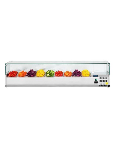 Saladette réfrigérée 9 bacs GN 1/3 Polar Série G - 2