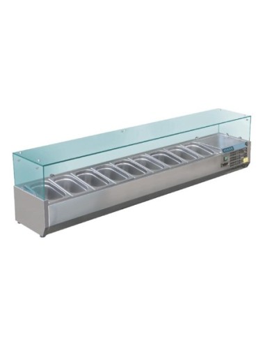 Saladette réfrigérée 9 bacs GN 1/3 Polar Série G - 3